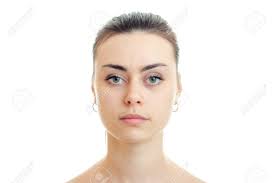 Maybe you would like to learn more about one of these? Portrait Serious Beautiful Girls Without Makeup Close Up Isolated Stock Photo Picture And Royalty Free Image Image 77917555