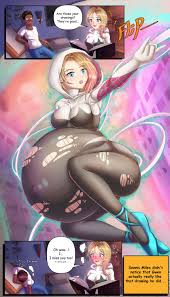 Miles Morales and Gwen Stacy Tits Big Breast Pregnant Blonde < Your Cartoon  Porn