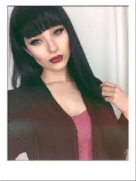 Long Black Wig With Fringe Fashion Wigs Wigs With Bangs Dye My Hair Grunge Hair