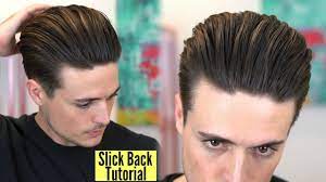 For men of that same era, however, the slick back was merely a way to accommodate their wigs. Disconnected Undercut Popular Slick Back Hairstyle Tutorial By Blumaan Mens Hair 2020 Youtube