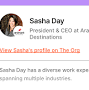 Profile Picture of Sasha Day - President & CEO at Aramark Destinations - The Orgon Google