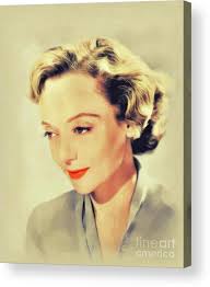 Barbara Baxley, Vintage Actress #1 Acrylic Print by Esoterica Art Agency