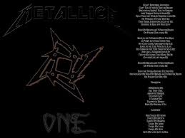 One By Metallica Metallica One By Metallica Music Lyrics