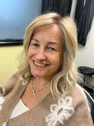 An Angel of a lady came in to us to get ready for the lose of her beautiful  hair . It's thinning already from treatment you see . So I fitted her