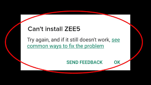How To Fix Can T Install Zee5 App Error On Google Play Store Android Ios 2020 Youtube