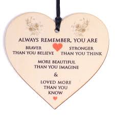 When it is special person's birthday, you should not forget the birthday gift. Honzee Gifts For Women Her Birthday Gift You Are Braver Stronger Smarter Beautiful Inspirational Gifts For Friend Sister Daughter Under 10 Pounds Wooden Hanging Plaque Thinking Of You Gifts Buy Online In