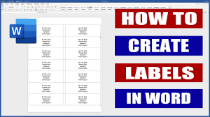 This video will show you how to create custom labels in microsoft word by adding your own label measurements. How To Make Labels In Word Microsoft Word Tutorial Youtube