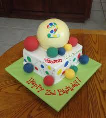 Like This Cake Not A Fan Of The Color Of The Large Ball On Top But Like The Idea Bouncy Ball Birthday Boy Birthday Parties Ball Birthday
