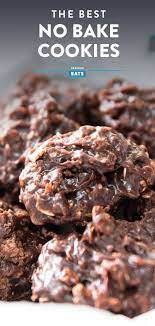 No Bake Cookies With Chocolate Peanut Butter And Chewy Oats Recipe Recipe No Bake Cookies Chocolate Oatmeal Cookies Oatmeal Cookies Chewy