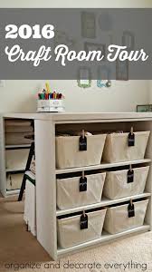 Being creative doesn't necessarily mean you're also organized. 2016 Craft Room Tour Organize And Decorate Everything