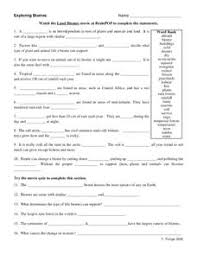 Grassland Lesson Plans Worksheets Lesson Planet