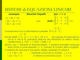 A ogni sistema di m equazioni in n incognite sono associate varie matrici:. Matematica Per L Economia Ppt Scaricare