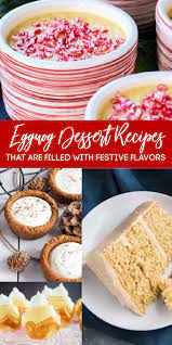 Serve Up One Or More Of These Eggnog Dessert Recipes This Holiday Season Eggnog Cookies Cakes Pudding And More Eggnog Dessert Dessert Recipes Holiday Baking