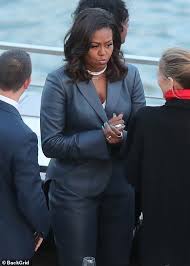 Michelle Obama Was On A Paris Cruise When Notre Dame Caught Fire Michelle Obama Fashion Michele Obama Barack And Michelle