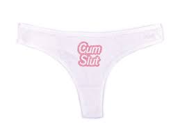 Cumslut Lingerie Set Glitter Bimbo Slut Clothing Thong Sissy Femboy Crop  Top | eBay