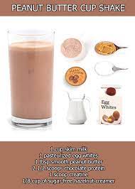 Peanut Butter Creatine And Protein Powder Shake Recipe How To Make Protei Protein Powder Recipes Shakes Whey Protein Recipes Shakes Chocolate Protein Shakes