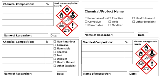 Mark sharps containers to let everyone know where to dispose of biohazard waste, or warn everyone of where sharps and glass are stored. Download Secondary Chemical Container Labels Ehs