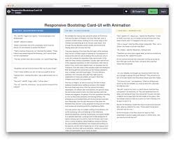 Print your card at home directly from our site, download your files for later printing on your printer or at a. 23 Free Bootstrap Cards Examples 2021 Colorlib