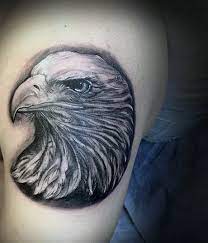 Eagle and scull tattoo on the chest and stomach. Top 97 Best Eagle Tattoo Ideas In 2021