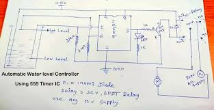 It could automatically switch on and off of the domestic water pump set based on the water level of the tank. Automatic Water Level Controller Using Transistors Or 555 Timer Ic 5 Steps Instructables