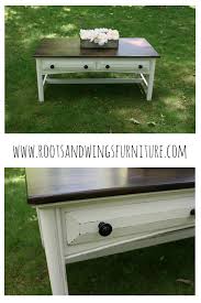 How To Refinish And Stain Wood Roots Wings Furniture Llc Coffee Table Makeover Painted Coffee Tables Table Makeover