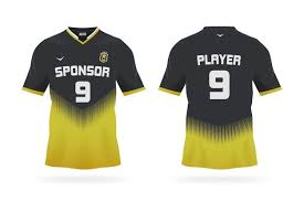 Download Download Soccer Jersey In Black And Yellow For Free Soccer Jersey Soccer Uniforms Jersey Design
