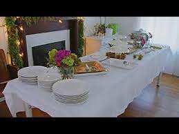 Let me show you how i would set it up. Buffet Dinner Ideas How To Set A Buffet Table Hgtv