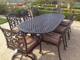 Buy royal building products 1/4 in. Flamingo Cast Aluminum 9pc Outdoor Patio Dining Set With 42 X102 Oval Table Series 3000 Antique Bronze Zenpatio