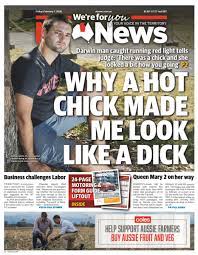 7news brings you the latest local news from nt. The Nt News On Twitter Tomorrow S Front Page