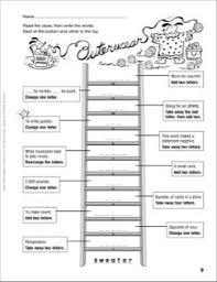 Outerwear Word Ladder Grades 4 6 Word Ladders 3rd Grade Words Word Study