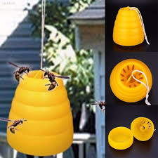 Quiet, powerful fan creates a vacuum to pull insects into the trap. 1pcs Flying Hanging Wasp Trap Hive Beetle Trap Fly Flies Insect Bug Honey Pot Catcher Poison Free Honey Pots Dropshipping Bugs Traps Aliexpress