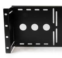 StarTech.com Staffa di montaggio 4U per display LCD VESA per armadi rack  19'', Supporto per monitor VESA universale in acciao pressato a freddo, ...
