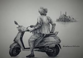 We Have Seen Many Pencil Sketches But These Artworks Are Little Unique The Artist Smartly Captures Doodle Art Drawing Ballpoint Pen Art Art Drawings Sketches