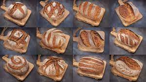 How do you cut homemade bread? Sourdough Bread Scoring Techniques Bread Scoring Patterns Designs Youtube