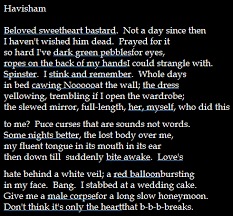Poem By Carol Ann Duffy About Miss Havisham From Great Expectations Carol Ann Duffy Miss Havisham Essay