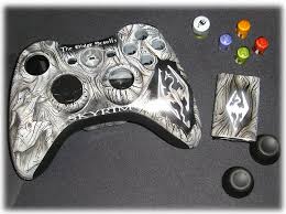 And i can tell that i only play with those gamepads since my childhood Skyrim Xbox 360 Controller Shell Kit By 1stopairbrush Www 1stopairbrush Skyrim Xbox Xbox 360 Controller Skyrim