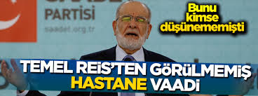 Refah partisi'nden sivas belediye başkanı seçilen karamollaoğlu, onun dönemindeyken gerçekleşen sivas madımak provokasyonunda hedefe konuldu. Temel Karamollaoglu Nun Hastane Vaadi En Son Nokta