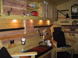 12 Simple Ice Fishing House Organization Ideas Vanchitecture Ice Fishing House Ice Fishing Shack Ice Shanty Interior
