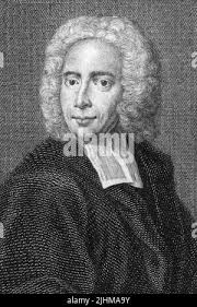 ISAAC WATTS (1674-1748) Englische christliche Minister und Lobgesang  Komponist Stockfotografie