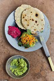 Rotis With Miso And Avocado Butter Recipe By Wellness Guru Jasmine Hemsley These Freshly Cooked Rotis Smother Ayurvedic Recipes Roti Breakfast Brunch Recipes