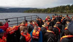 An inflatable boat carrying a police response team from oslo broke down on the lake, and the officers had to be relayed to utoya by nearby boaters. Norway Opens Massacre Island To Media