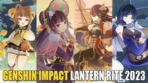 Genshin Impact Lantern Rite 2023 Activities Walkthrough | PART 1 - YouTube