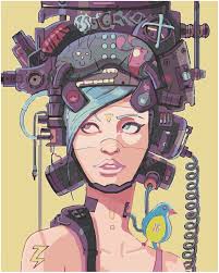 Рисунки в стиле киберпанк