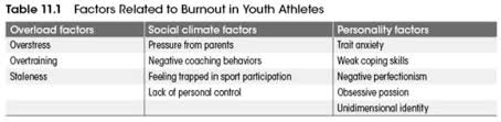 Burnout In Youth Sport Human Kinetics