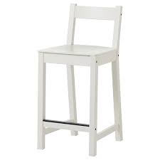 Bar stools ikea kitchen contemporary with glass shelves modern. Nordviken Bar Stool With Backrest White Width 15 3 4 Shop Here Ikea