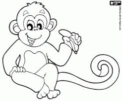 Desenhos para imprimir e pintar de macacos. Pin Em Riscos