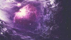 Cosmic galaxy blue background with nebula stardust and bright shining design. Purple Nebula Wallpaper 4k