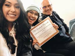 Sunrise anchors Haley Closson & James Muñoz and Sunrise reporter Abbi Rocha  accepted a Certificate of Recognition at the Martin Luther King Jr. walk
