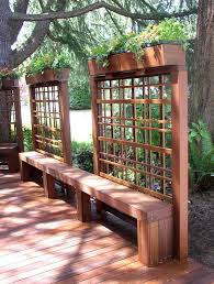 Pin By Margie Pratt Demoss On Garden Delight Planter Trellis Deck Planters Deck Trellis