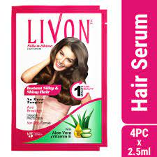 It controls frizz, eases out tangles and reduces breakage to give you silky, shiny hair. Livon Hair Serum 2 5ml X 4 Pcs Shajgoj
